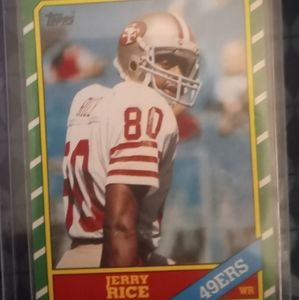 1986 Topps Jerry Rice rc